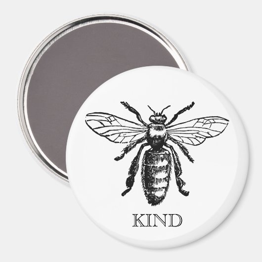 Bee Be Kind Magnet (Voorkant / Achterkant)
