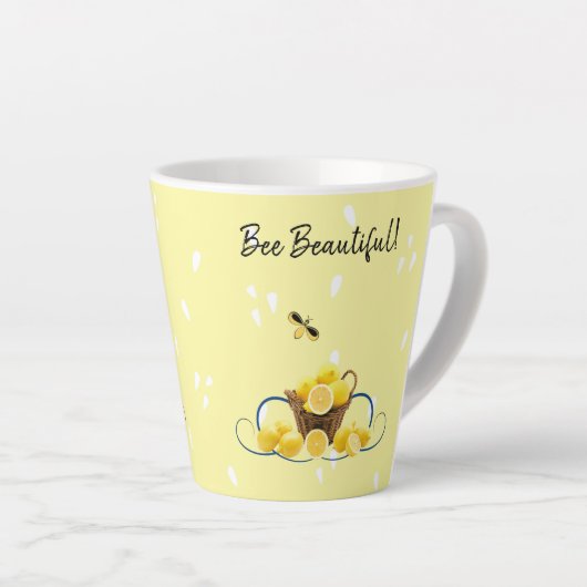 Bee Beauful Latte Mok (Rechterhoek)