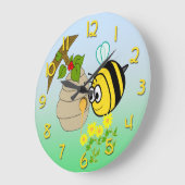 Bee Bee Cute Kind rondom de muur Grote Klok (Hoek)
