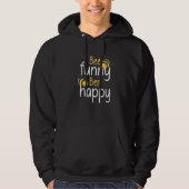 Bee Bee Happy The Bees Beekeeper Beekeeping Honey Hoodie (Voorkant)