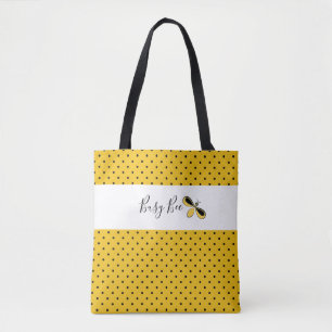 Bee Bee, Tiny Black Stippen Schouder Tas