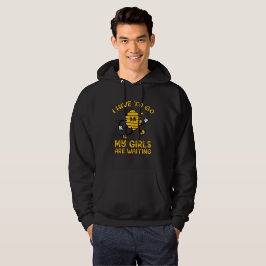 Bee  beehive beekeeping bee whisperer  beekeeper   hoodie (Voorkant volledig)