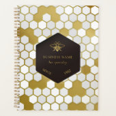 Bee BeeKeeper Honey Apairist Gold Black Planner (Voorkant)