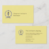 Bee BeeKeeper Honey Apairist | koningin Bee Visitekaartje (Voorkant / Achterkant)