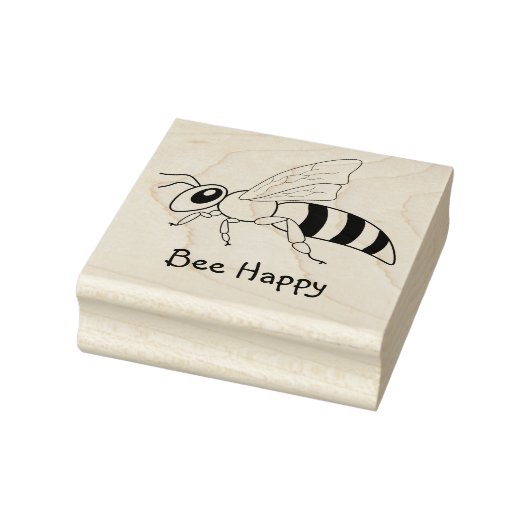 Bee bericht Rubber stempel (Stempel)