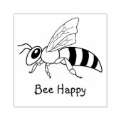 Bee bericht Rubber stempel (Afrduk)