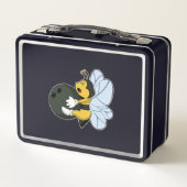 Bee bij Bowling met Bowling-bal (Achterkant)