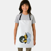 Bee bij Bowling met Bowling-bal Schort (Insitu)