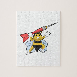 Bee bij Darts met Dart.PNG Legpuzzel