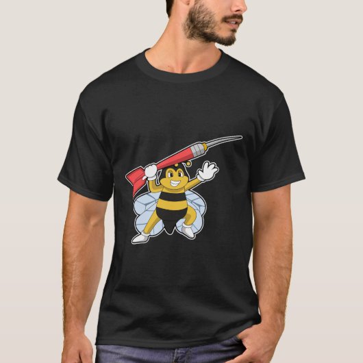 Bee bij Darts met Dart.PNG T-shirt (Voorkant)