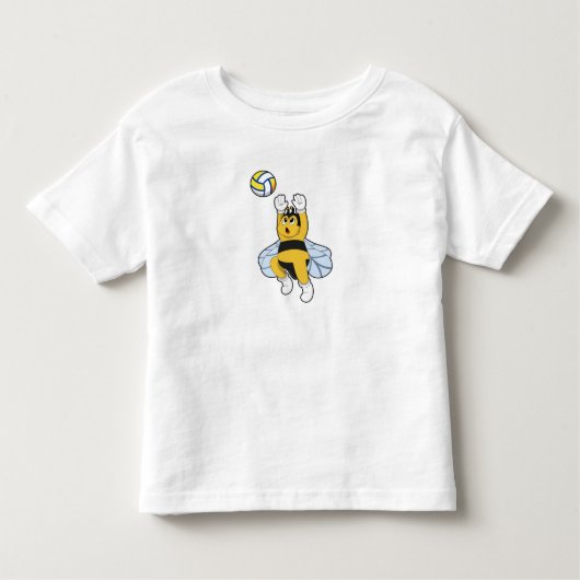 Bee bij volleybalsport kinder shirts (Voorkant)