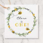 Bee Birthday Bedankjes Labels (Voorkant)