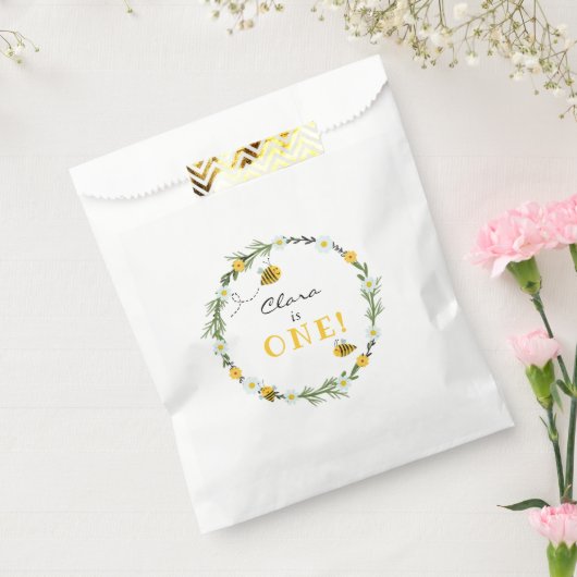 Bee Birthday Bedankzakje (Gezegeld)