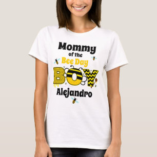 Bee Birthday Boy mama T-shirt