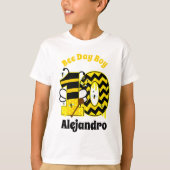 Bee Birthday Boy tiende T-shirt (Voorkant)