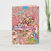 BEE BIRTHDAY CARD KAART (Voorkant)