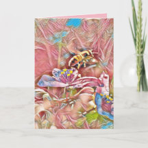BEE BIRTHDAY CARD