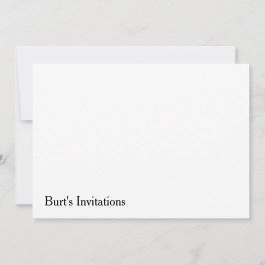 Bee Birthday Kaart (Achterkant)