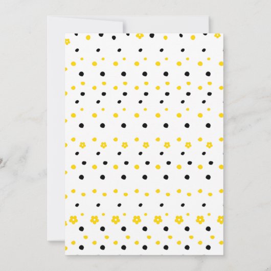 Bee Birthday Kaart (Achterkant)