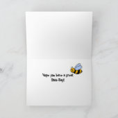 Bee Birthday Kaart (Binnen)