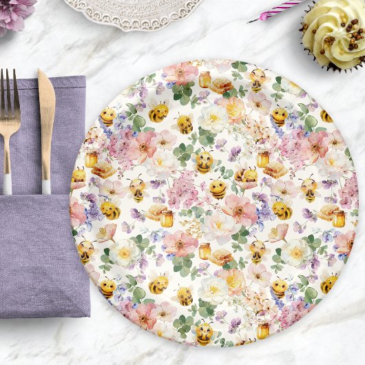 Bee Birthday Papieren Bordje