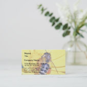 Bee bloemen visitekaartje (Staand voorkant)