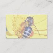 Bee bloemen visitekaartje (Achterkant)