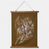 Bee & Blooms Hangend Wandkleed (Voorkant)