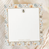  Bee Blue Wildflower Custom Notitieblok