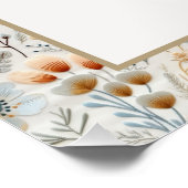 Bee Blue Wildflower Custom Perfect Poster (Hoek)