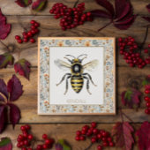 Bee Blue Wildflower Custom Perfect Poster