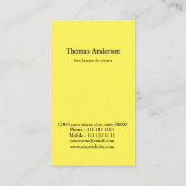 Bee Boerderij Bee Houder Visitekaartje (Achterkant)