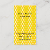 Bee Boerderij Bee Houder Visitekaartje (Achterkant)