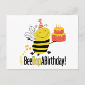 Bee Bop Een Verjaardag Briefkaart (Voorkant)