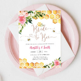 Bee Bridal Shower Invitation Kaart
