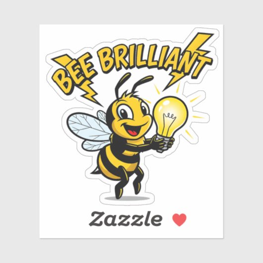 Bee Brilliant Sticker (Vel)
