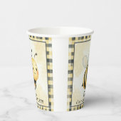 Bee Bug Boy Baby Shower Papieren Bekers (Links)