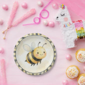 Bee Bug Boy Baby Shower Papieren Bordje (Feest)