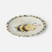 Bee Bug Boy Baby Shower Papieren Bordje (Gekanteld)
