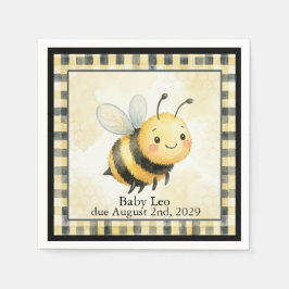 Bee Bug Boy Baby Shower Servet