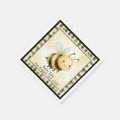 Bee Bug Boy Baby Shower Servet (Hoek)