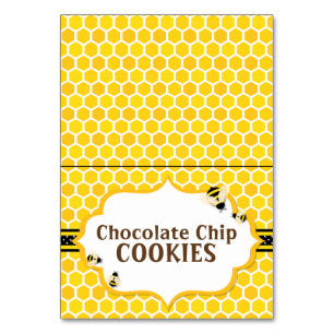 Bee Bumblebee - Gele Tent Tafel Kaart