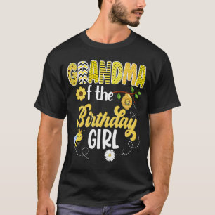 Bee Bumblebee Girl Birthday Hive Sweet 1st Party T-shirt