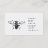 Bee Business- en profielkaarten Visitekaartje (Achterkant)
