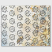 Bee Business Logo Bedrijfsbedrijven Branded Cadeaupapier (Vlak)