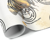 Bee Business Logo Bedrijfsbedrijven Branded Cadeaupapier (Rol Hoek)