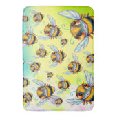 Bee Busy Bath Mat (Voorkant Verticaal)
