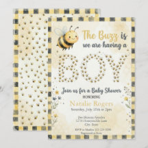Bee Buzz Boy Baby Shower