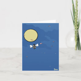Bee. Card Bedankkaart