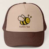 Bee Cartoon Trucker Hoed Trucker Pet (Voorkant)